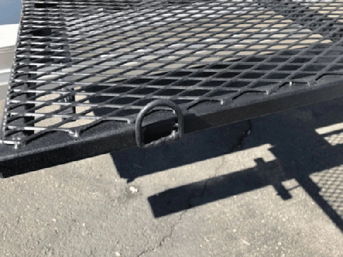 Bumper Storage Rack Heavy Duty Steel with Rugged Truck Bed Finish 60" x 20" Made in The