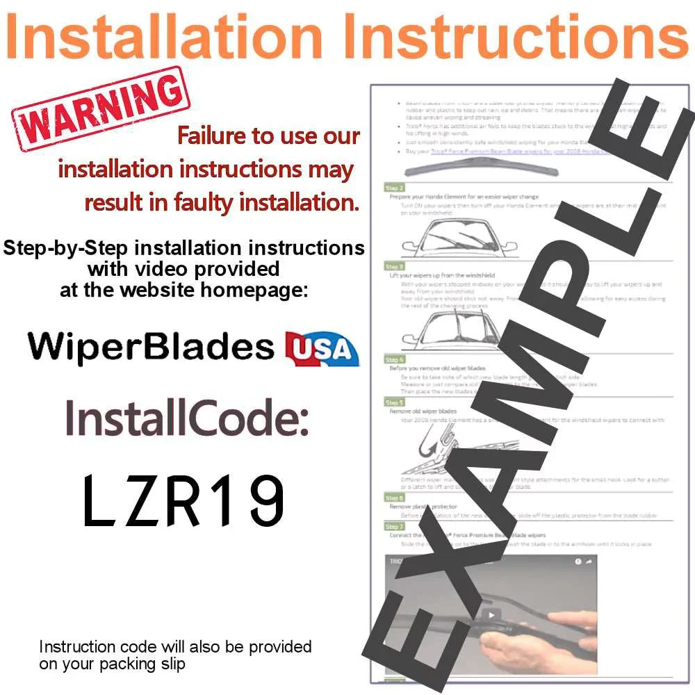2019 Audi  Beam Blade Wipers (Set of 3) w/Rear Wiper