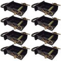 RAParts 8 Removable -Ring Stake Pockets for Flat Beds and Utility Trailers with Pockets