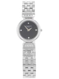 Pre-Owned Raymond Weil Chorus Steel Black Dial Quartz Ladies Watch 5890--20082 (Good)