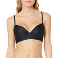 $64 Rachel Roy Laced Back Buster Swim Top Black Size Small