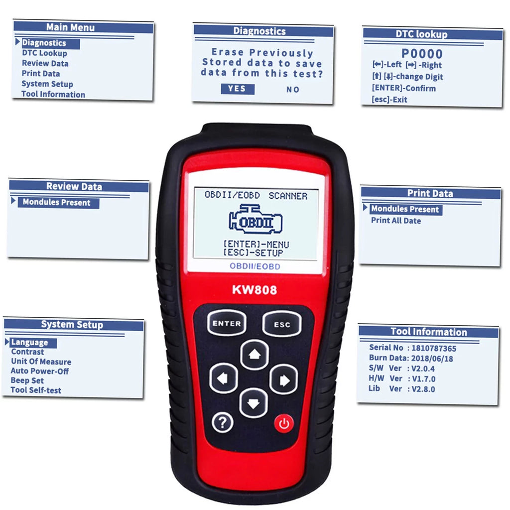 / Moobody Car Code Reader and Auto Scanner , Detection Scanner for Automotive