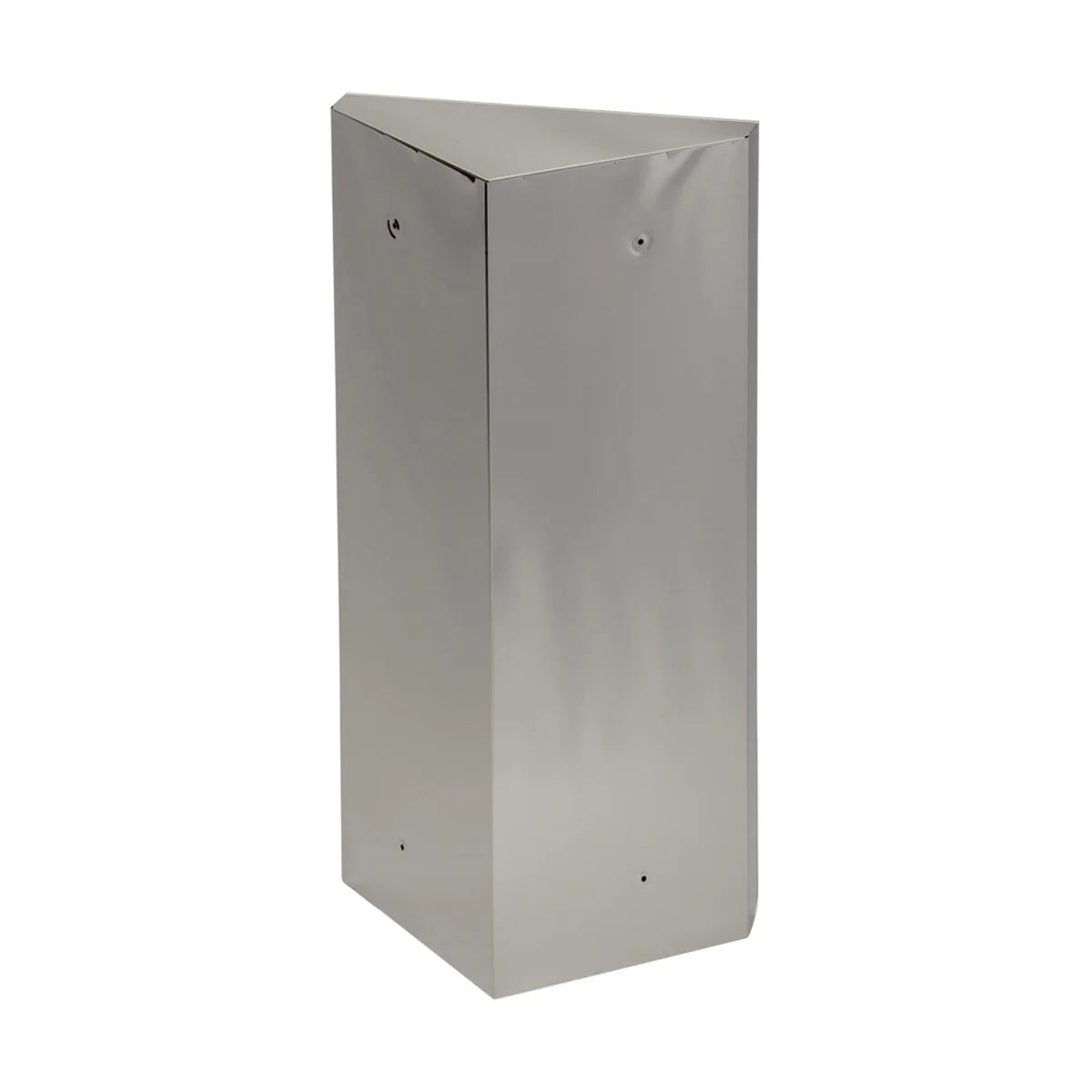 Corner Medicine Cabinet w/Mirror Bathroom Stainless Steel Wall Mount Cabinet Triple Shelf Opens to Left w/Screws Renovator's Supply