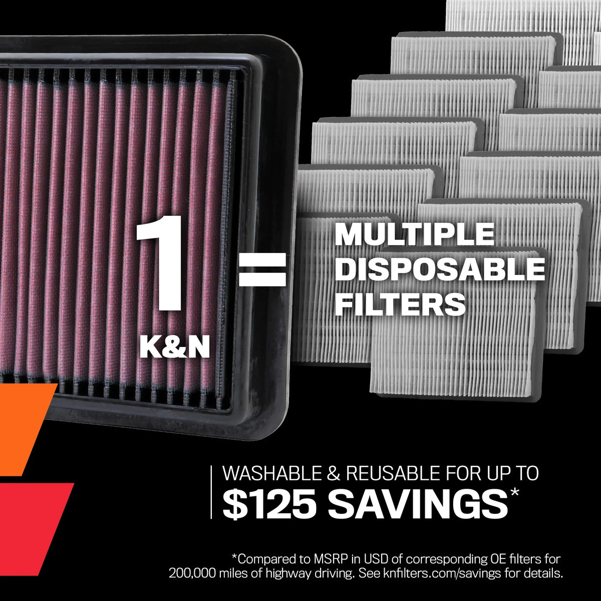 & 33-2154 High Performance Replacement Air Filter