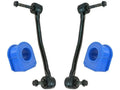 Sway Bar Link and Bushing Kit 4 Piece Set - Compatible with 2000 - 2004 Ford -350 Super Duty 4WD 2001 2002 2003