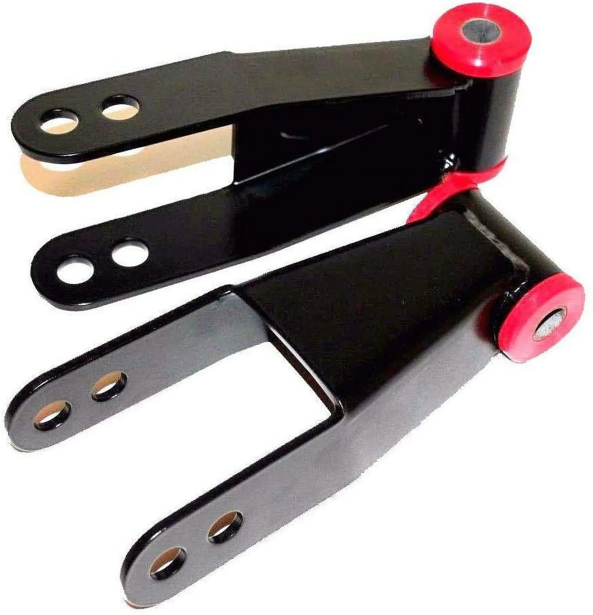 '- Jeep Cherokee  Adjustable 1-2" Rear Lift Shackles 2wd Black