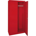 Elite Series Wardrobe Cabinet with Adjustable Shelf, 46" x 24" x 72", Red