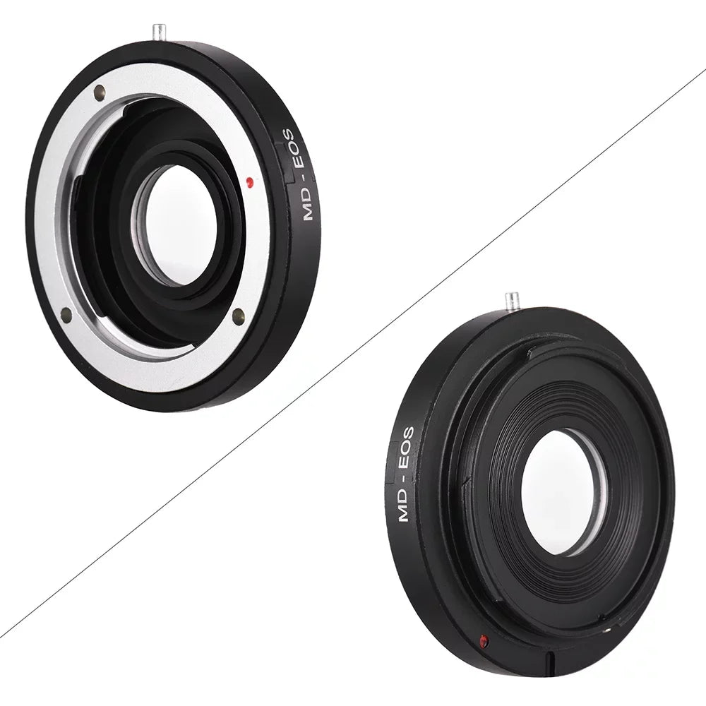 '- Lens Mount Adapter Ring with Corrective Lens for Minolta  Lens to Fit for Canon  Camera Focus Infinity