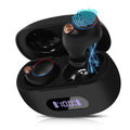 UrbanX True Wireless Bluetooth Earbuds + Charging Case, Black, Dual Connect,  Water Resistance, Bluetooth 5.2 Connection, Balanced, Bass Boost Compatible with Lenovo Tab3 8 Plus