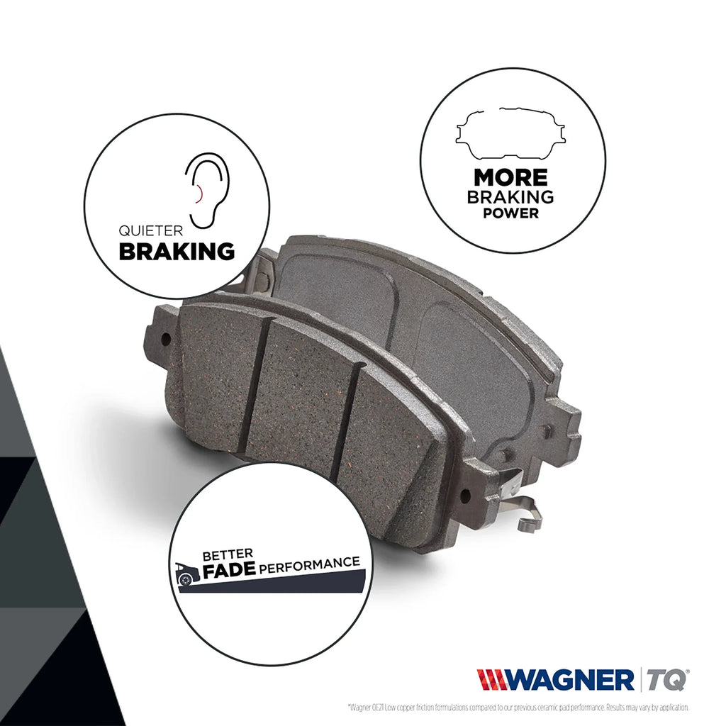 Wagner Brake ThermoQuiet Ceramic Disc Brake Pad Set Fits select: 2009-2014  , 2011