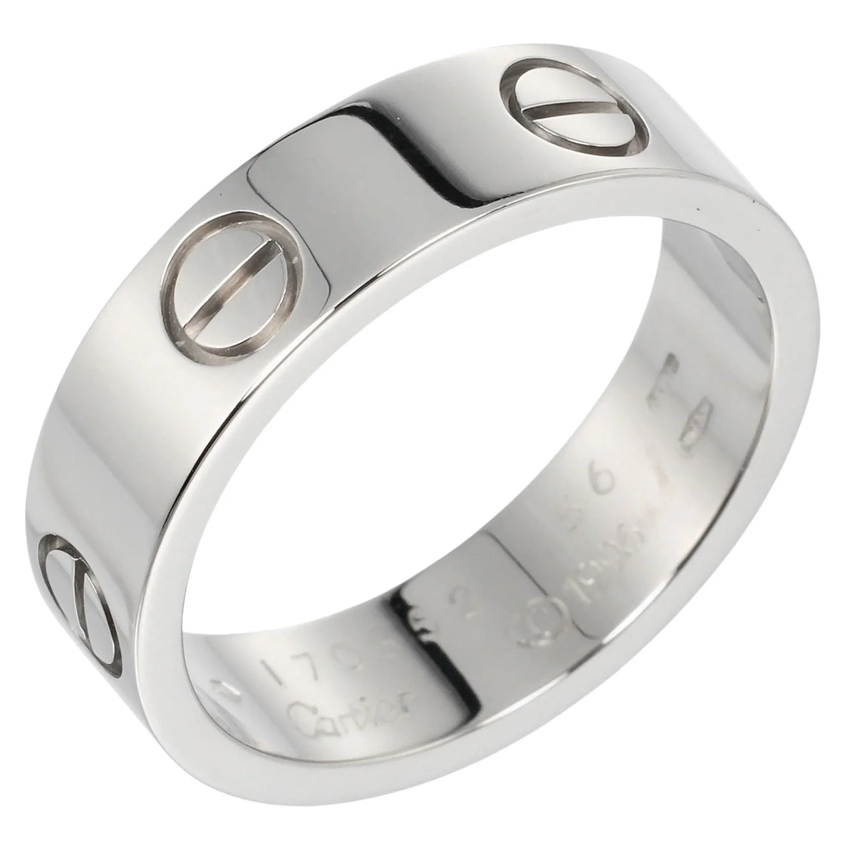 Pre-Owned Cartier  Love No. 15 Ring   White Gold Approx. 7.9g  (Good)