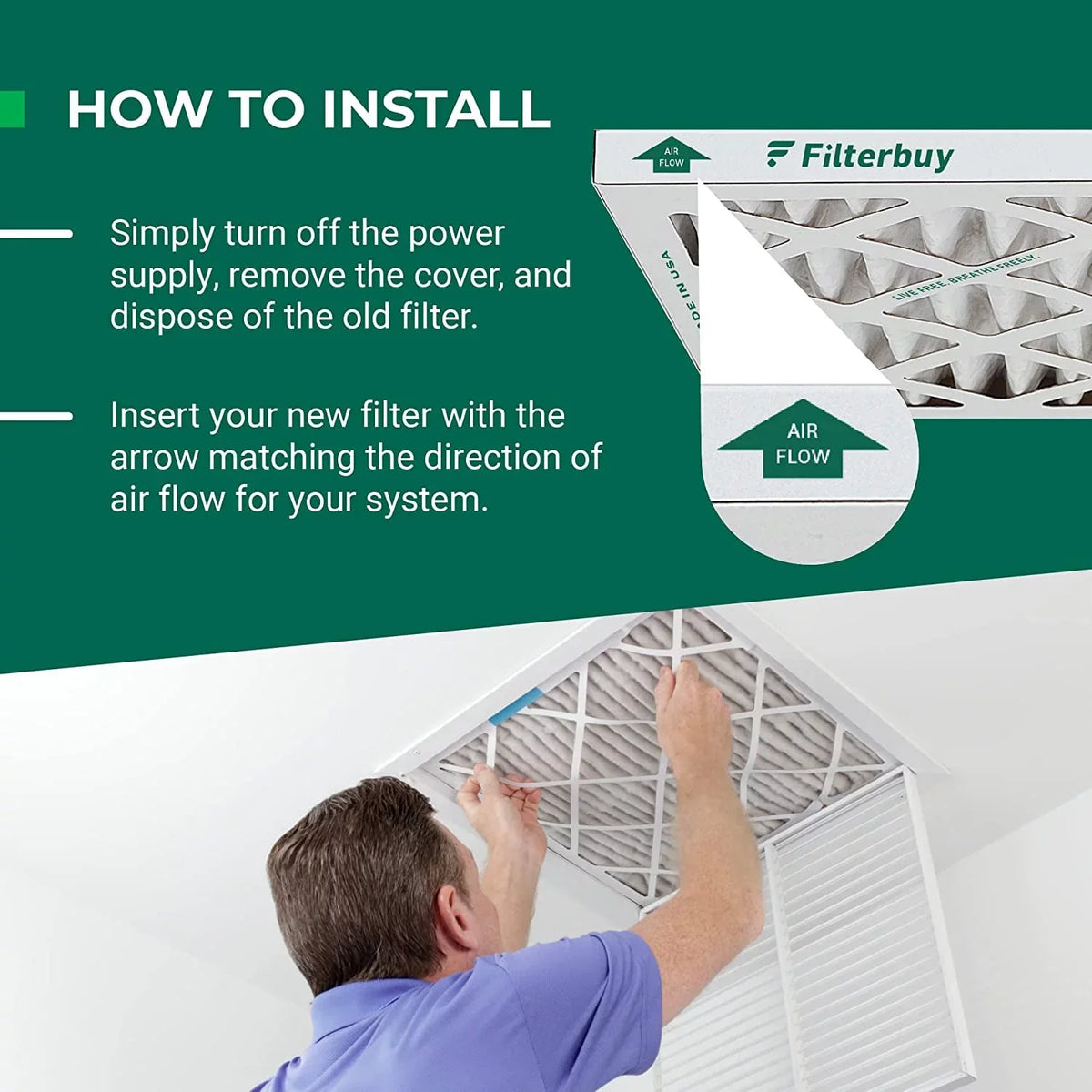 Filterbuy 16x24x1  8 Odor Eliminator Pleated   Furnace Air Filters with Activated Carbon (12-Pack)