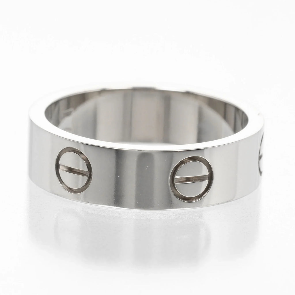 Pre-Owned Cartier  Love No. 15 Ring   White Gold Approx. 7.9g  (Good)