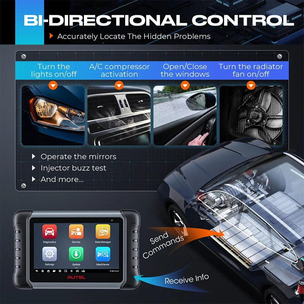 Autel Scanner MaxiPRO  Car Diagnostic Scan Tool All System Diagnostics  Coding, Active Test, 36+ Service, Upgraded of / /