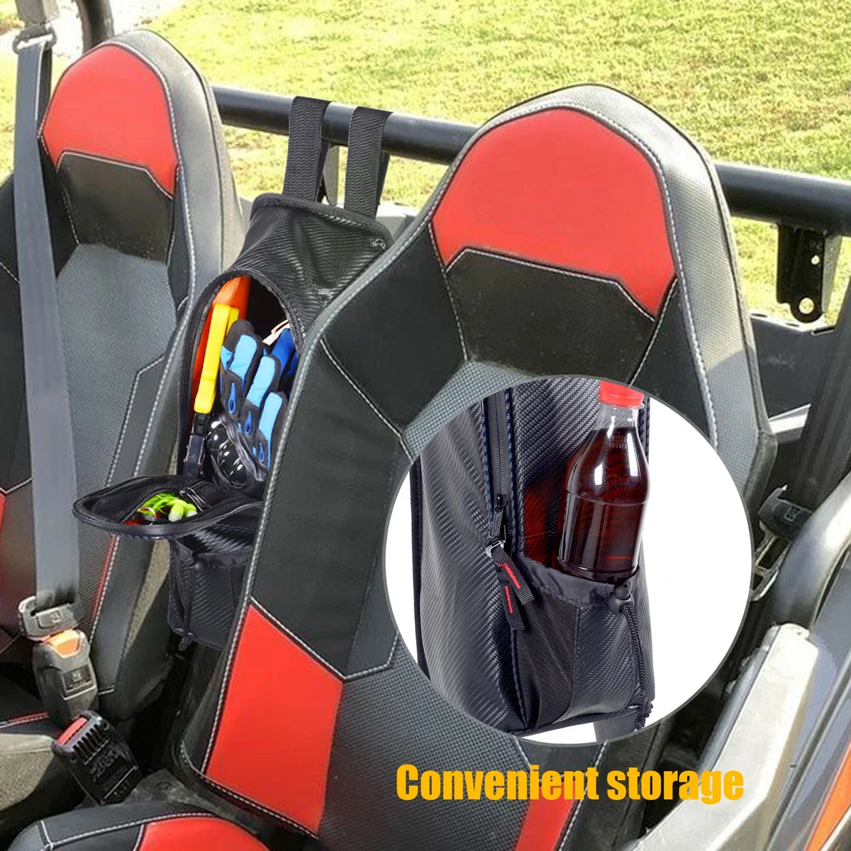 Teryx  1000 Bags  Storage Accessories Offroad Universal Center Seat Bag For Kawasaki Mule 4000 4010 2010-2022