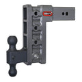 '- -1714 - Adjustable 9" Drop Hitch with -0161 Dual-Ball for 3" Receiver - 32,000  Towing Capacity - 3,500  Tongue Weight
