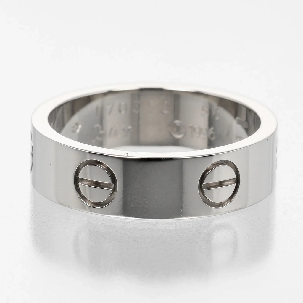 Pre-Owned Cartier  Love No. 15 Ring   White Gold Approx. 7.9g  (Good)