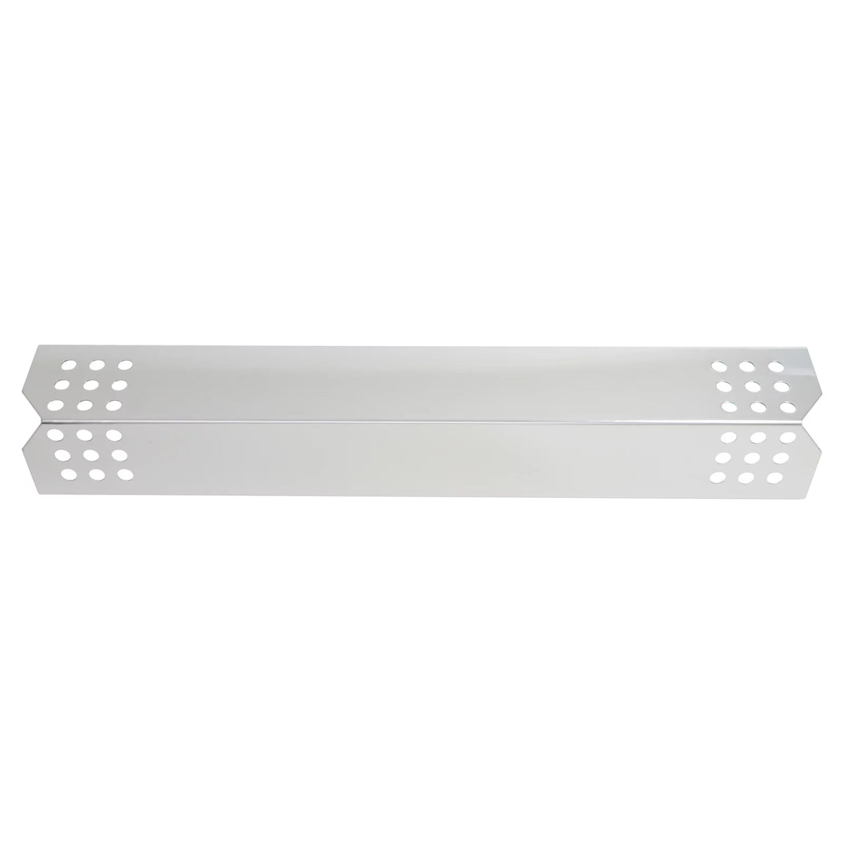 2-Pack  Grill Heat Shield Plate Tent Replacement Parts for Nex 720-0720 - Compatible Barbeque Stainless Steel Flame Tamer, Guard, Deflector, Flavorizer Bar, Vaporizer Bar, Burner Cover 16 1/8"