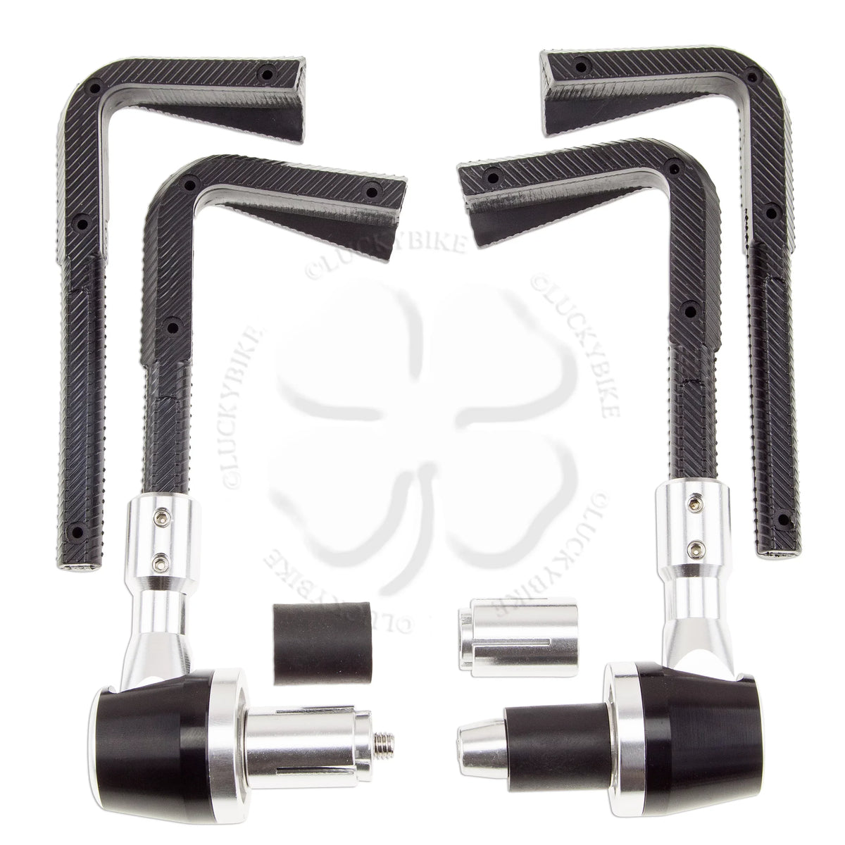 Silver Lever Guard 7/8" & 6mm  Race Universal Hand Block  Bar End