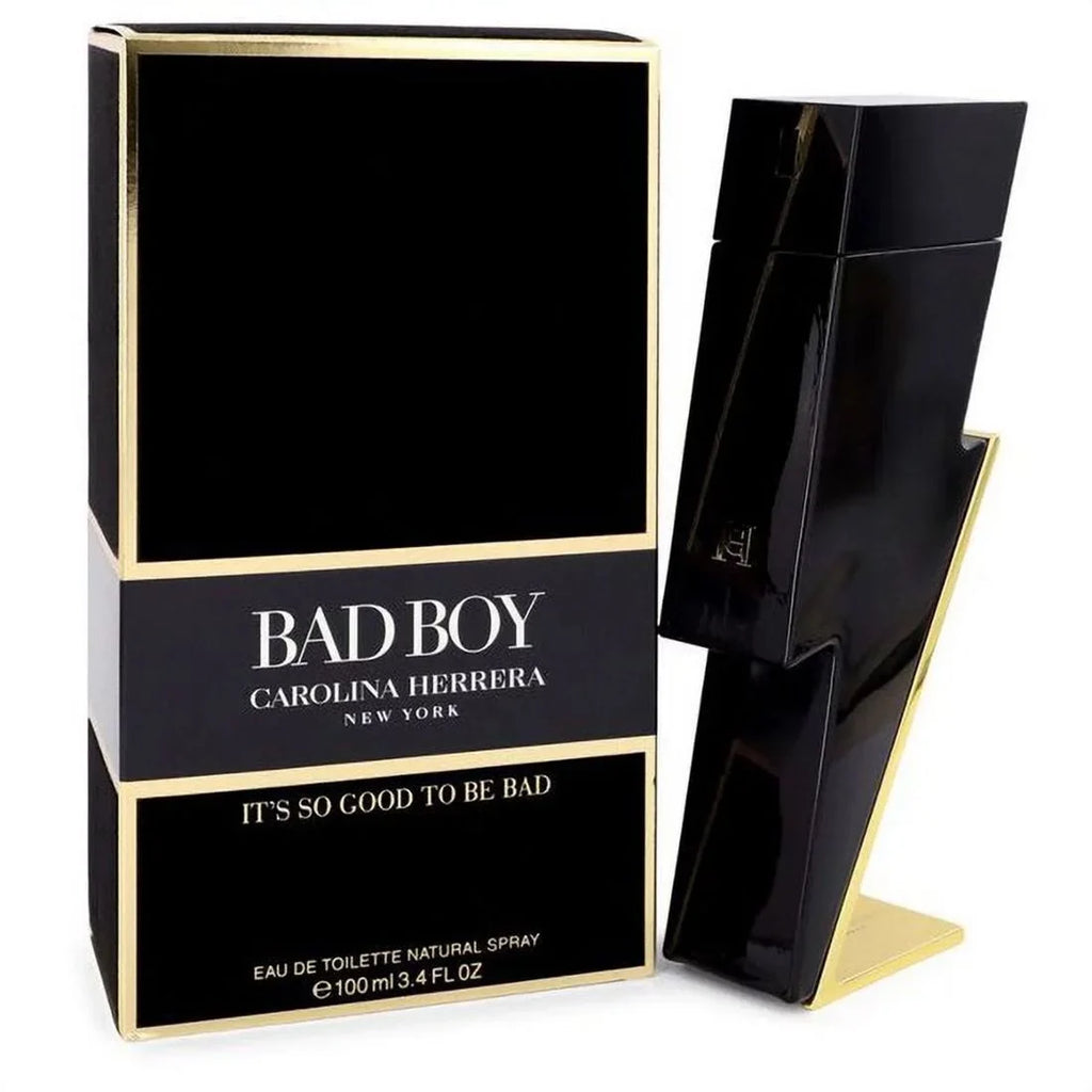 Bad Boy Men's Perfume 3.4 oz Eau De Toilette Spray Ca-roli-na Her-re.ra_EDT Spray