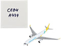 Airbus -900 Commercial Aircraft "Cebu Pacific" Yellow and White 1/400 Diecast Model Airplane by GeminiJets