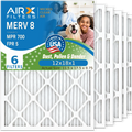 12x18x1 Air Filter  8 Comparable to  700 &  5 Electrostatic Pleated Air Conditioner Filter 6 Pack   Premium  Made 12x18x1 Furnace Filters by     .