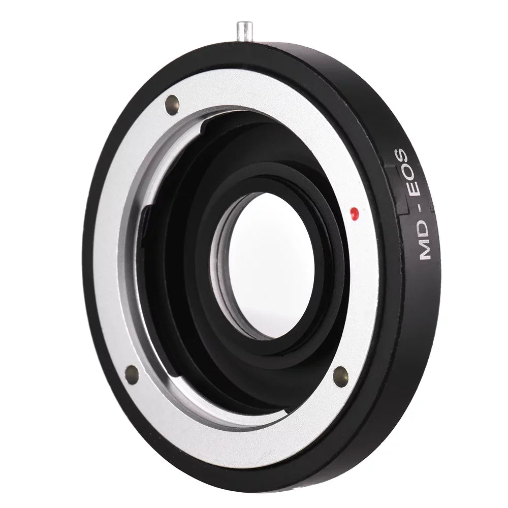 '- Lens Mount Adapter Ring with Corrective Lens for Minolta  Lens to Fit for Canon  Camera Focus Infinity