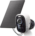 Solar Camera Outdoor Wireless: Magnetic WiFi 4MP Security Camera Battery Powered / Motion Detection Two-Way Talk Spotlight Siren Alarm  Waterproof Cloud/ Storage
