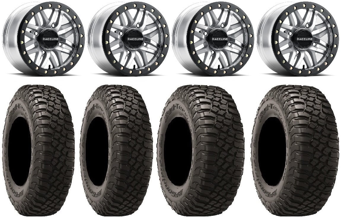 Raceline Ryno Bdlk 14" Mh Wheels 27"   Tires Sportsman 550 850 1000