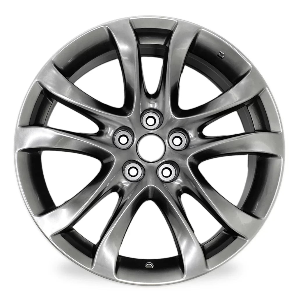 19" 19x7.5" Automotive Rim New Single Wheel for Mazda 6 2014 - 2017 Dark Hyper Silver  Quality Replacement