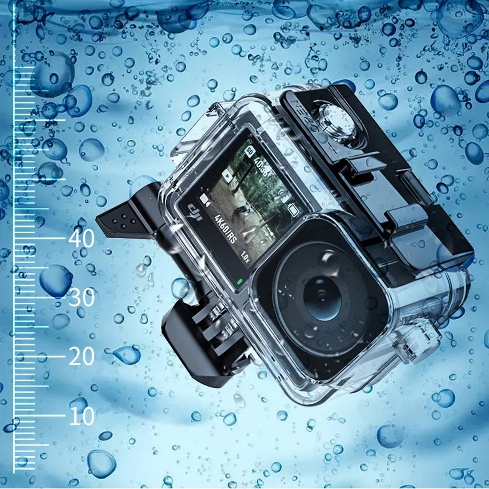 131ft/40m Waterproof Case Diving Underwater Housing Shell for  Osmo Action 3