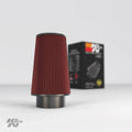 & Universal Clamp-On Engine Air Filter: Washable and Reusable: Round Tapered; 4 in (102 mm) Flange ; 9 in (229 mm) Height; 6 in (152 mm) Base; 4.625 in (117 mm) Top , -0870