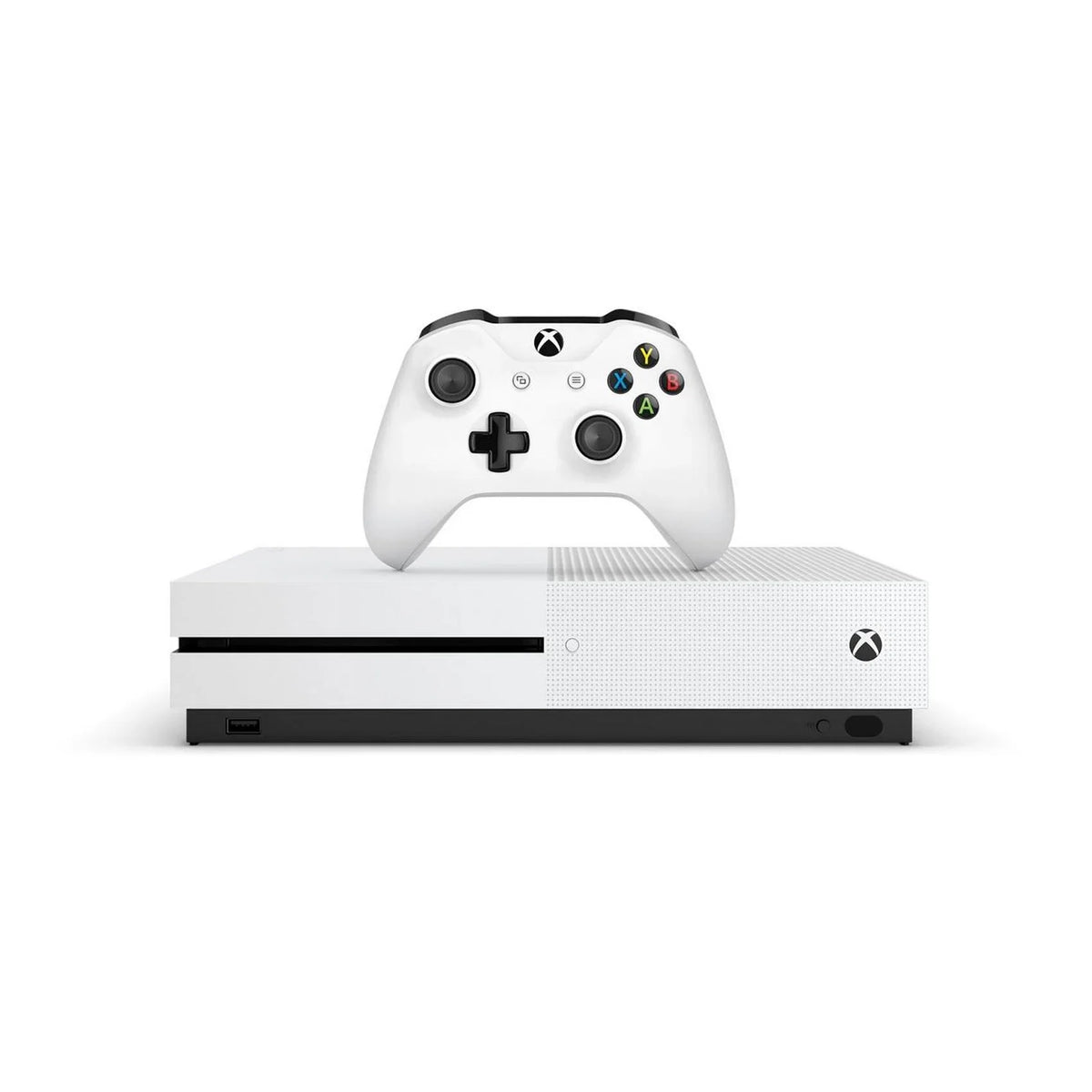 Microsoft Xbox One  1TB with 2 Controller, 4K Ultra  White with   Cleaning Kit  Bundle Like New