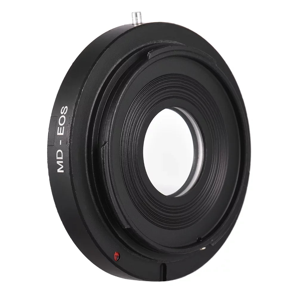 '- Lens Mount Adapter Ring with Corrective Lens for Minolta  Lens to Fit for Canon  Camera Focus Infinity