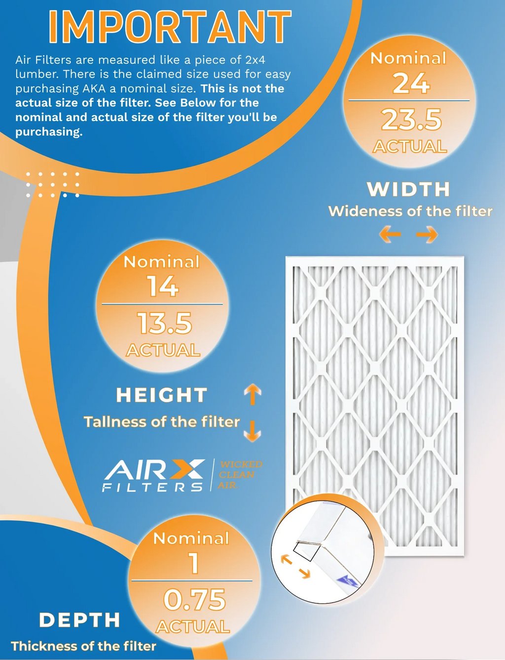 14x24x1 Air Filter  13 Rating, 12 Pack of Furnace Filters Comparable to  1500 - 2200 &  9 - Made in  by     .
