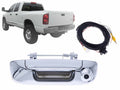 Replacement Tailgate Handle with Back-Up Camera 8M Cable Chrome for 2002 - 2009