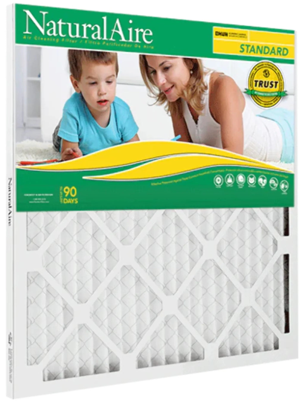 Precisionaire 4314720 10 x 36 x 1 in. Flanders NaturalAire 8  Pleated Air Filter - Pack of 12