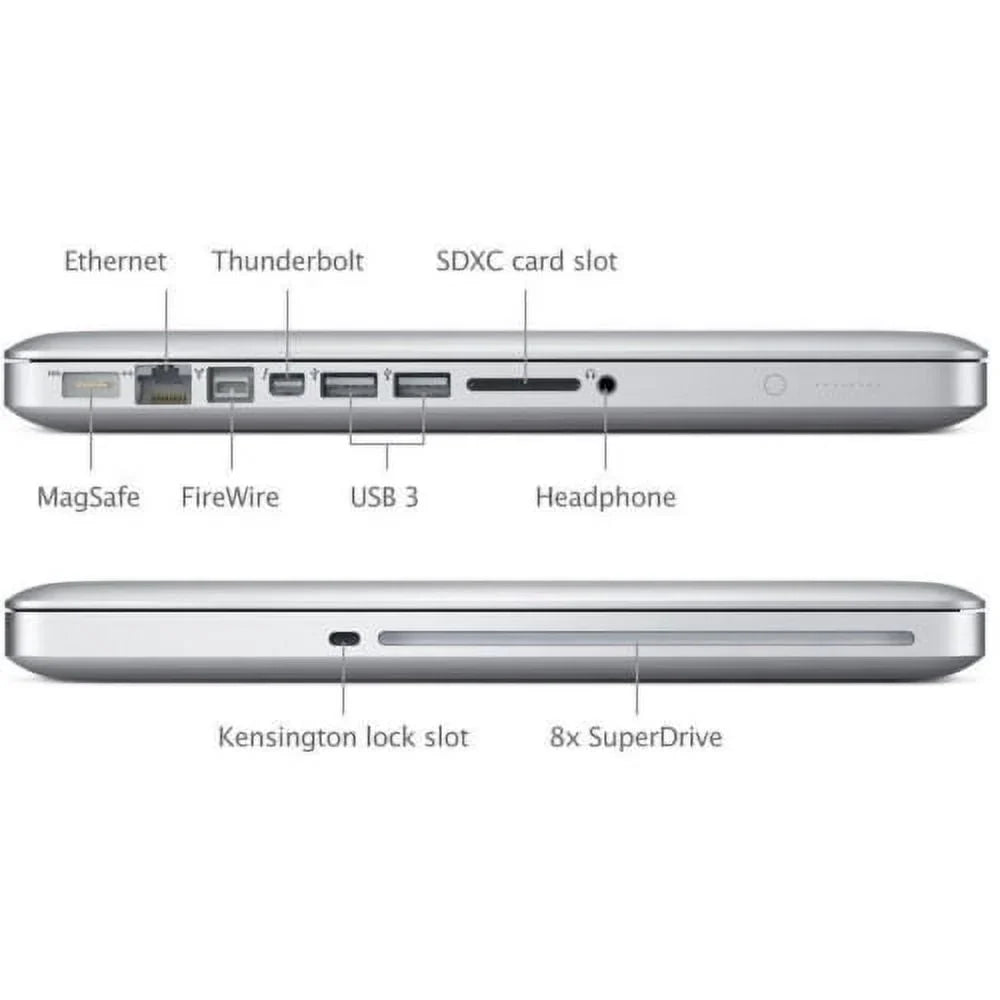 Pre-Owned Apple MacBook Pro Laptop Core i5 2.5GHz 4GB  250GB  13" Silver / (2012) - Like New