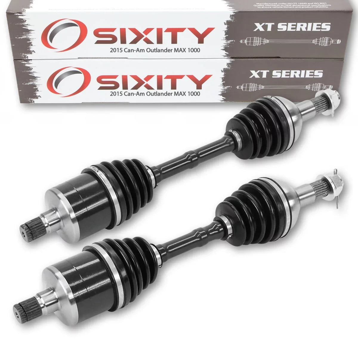 2 pc Sixity  Rear Left Right Axle fit with Can-Am Outlander  1000 2015 -    4X4