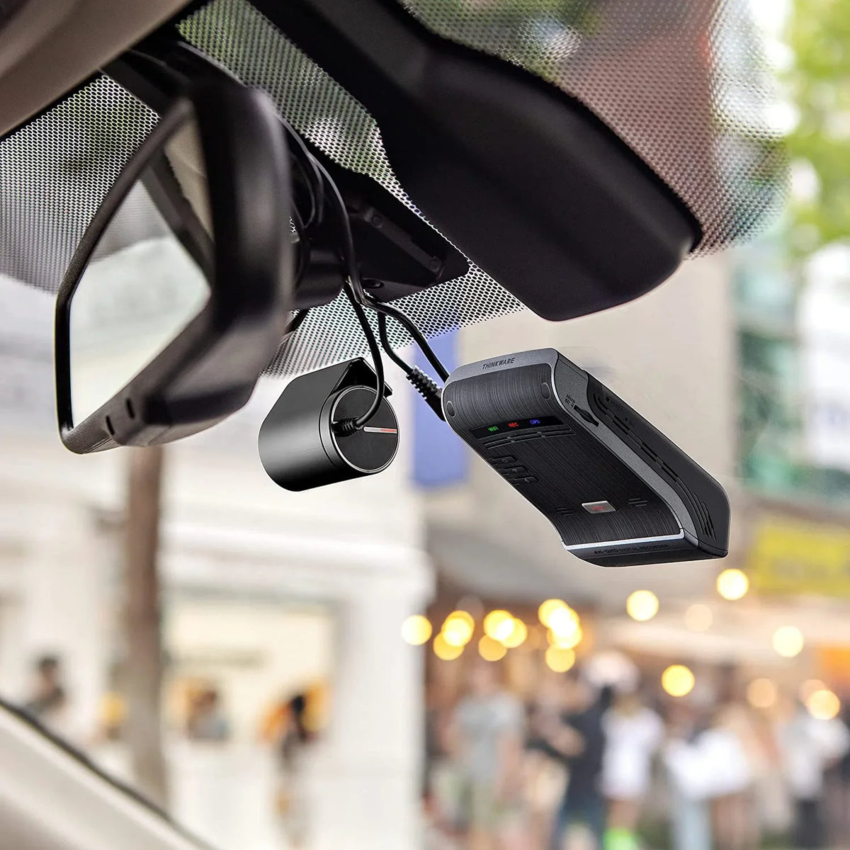 Flagship Dual Channel Dash Cam with Radar Module Accessory 4K  Front 2K  Rear, Wi-Fi  Super Night Vision Cloud Hotspot Parking Mode