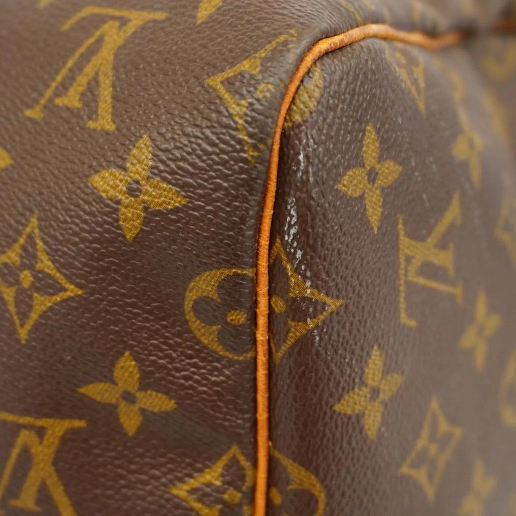 Pre-Owned Louis Vuitton Boston Bag Monogram Keepall 55  Brown Men's Women's (Good)