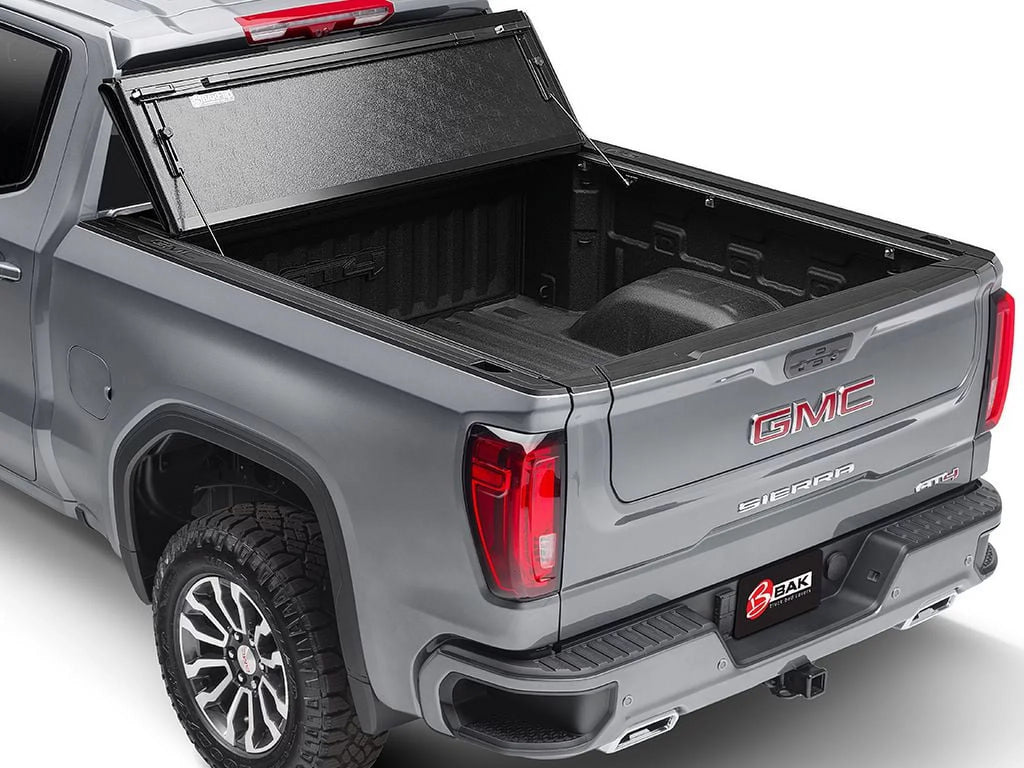 by RealTruck BAKFlip  Hard Folding Truck Bed Tonneau Cover | 772327 | Compatible with 2015 - 2020 Ford -150 6' 7" Bed (78.9")