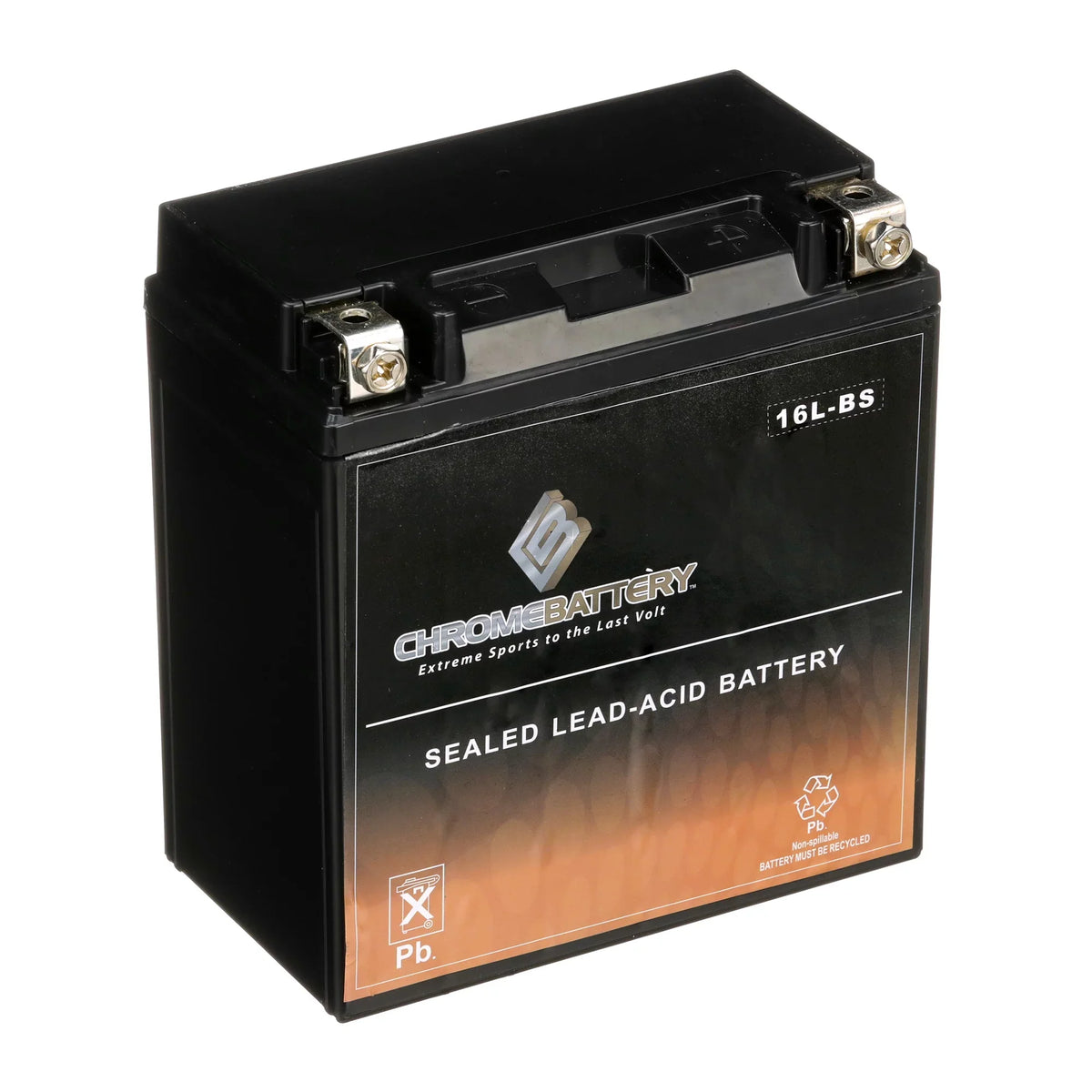Chrome Battery - (16L- 12 Volt,14 Ah, 230 ) Jet Ski Battery for Kawasaki Js750 Sx Zx 1995