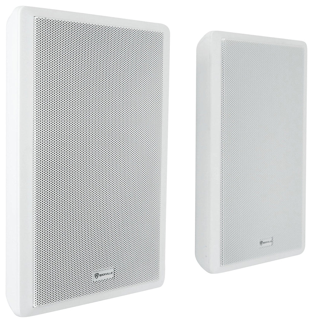 6-Zone Amplifier+4  Pendant+6 Slim White Wall Speakers 4 Restaurant/Bar/Cafe