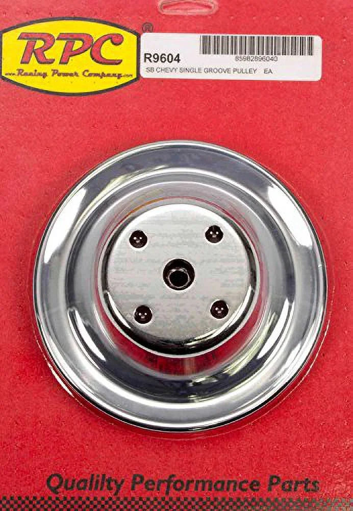 Racing Power Company  Chrome Lwp Pulley For Small Block Chevy