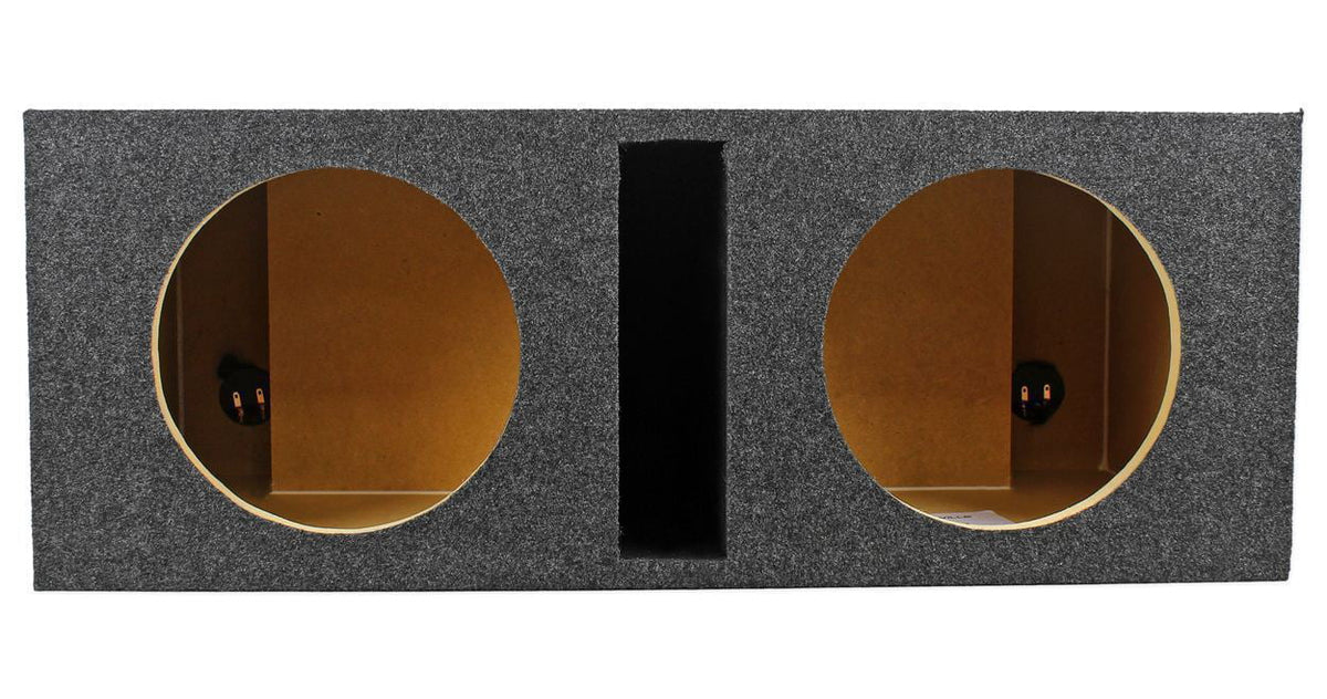 (2) Polk Audio  10” 2400w Car Audio Subwoofers+Vented Sub Box Enclosure