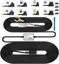 Dash Cam Hardwire Kit, Type- Hard Wire Kit Fuse Only for -4CH / Mirror Dashcam, 12V-30V to 5V/2A Type-