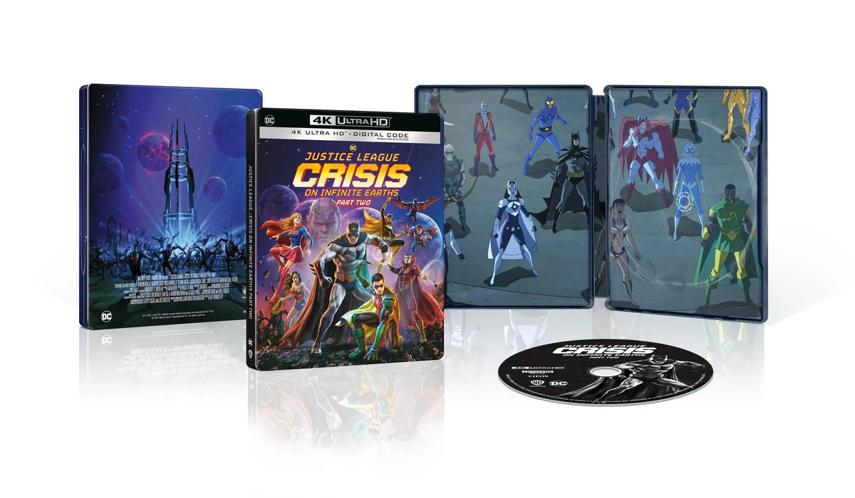 Justice League: Crisis on Infinite Earths Part Two (Limited Edition Steelbook) (4K Ultra  + Digital Copy)