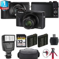 Canon PowerShot   Mark  Digital Camera (Black) + Extra Battery + 1 Yr Warranty + 32GB