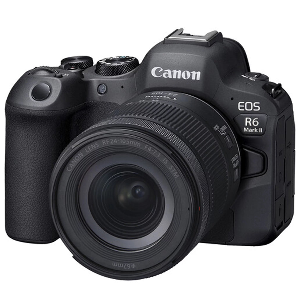 Canon   Mark  Mirrorless Digital Camera with  24-105mm f/4-7.1  Lens  + 64GB Memory + Case+ Steady Grip Pod + Tripod+ Software Pack + More (30pc Bundle)